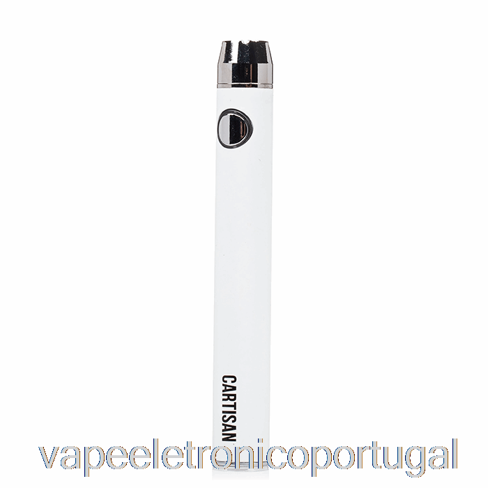 Vape Eletrônico Cartisan Button Vv 900 Dual Charge 510 Bateria [micro] Branca